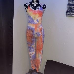 Pretty tie dye jumpsuit
